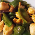 ちい19ゆ5's cooksnap of when they made ささみと椎茸＆ピーマンのカレー風味炒め.