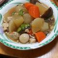 kotohime00's cooksnap of when they made 根菜と鳥ひき肉のとろりん煮.