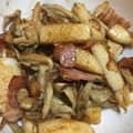 量子♬'s cooksnap of when they made ☆長いもと舞茸ベーコンのバター醤油炒め.