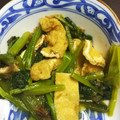 ♪チョコさーーん♪'s cooksnap of when they made 簡単♪小松菜と卵のめんつゆ炒め.