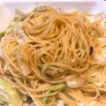 kuwaのお腹's cooksnap of when they made 春到来！桜海老とキャベツのペペロンチーノ.