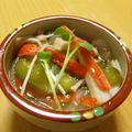 もんしゅしゅ's cooksnap of when they made なすとカニかまの中華マリネ.