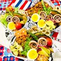 U☆kaoru's cooksnap of when they made お弁当に♥魚肉ソーセージのクルクル巻き.