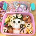 なおみゆうじゅな's cooksnap of when they made 簡単デコおにぎり★オオカミと7匹の子ヤギ.