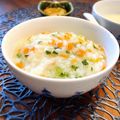 ちゃぴ♥'s cooksnap of when they made 離乳食中期 鳥ささみと野菜の出汁粥.