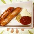みけらんL's cooksnap of when they made ソーセージにはこれ！ケチャマヨからし.