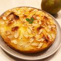 analf's cooksnap of when they made スライスアーモンドと洋梨のケーキ.