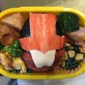 あやっぺいっ's cooksnap of when they made ルパンレンジャー♡ルパンレッド♡キャラ弁.