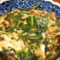 低カロ探検隊's cooksnap of when they made 春菊・えのき・卵のあん掛け豆腐.