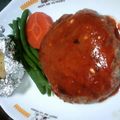 ももちゃろー's cooksnap of when they made 牛肉100％♡ハンバーグ♡.