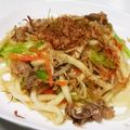 なななな♡MaMa's cooksnap of when they made 目分量でOK！麺つゆで簡単焼きうどん！.