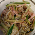 mmarko's cooksnap of when they made もやしとハムときゅうりの酢の物.