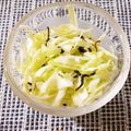 ayakaL7's cooksnap of when they made 千切りキャベツの塩昆布和え.
