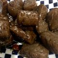 Monkinton's cooksnap of when they made こんにゃくの甘辛煮.