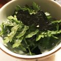 チエリップ's cooksnap of when they made 春菊のりごま和え.