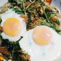 セイギママ☆'s cooksnap of when they made シャキシャキ水菜の巣ごもり卵.