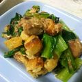 ちょちょこ✫'s cooksnap of when they made 油揚、小松菜のサバ味噌和え.