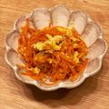 edame's cooksnap of when they made 沖縄出身の母の味★にんじんシリシリ.