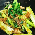 鈴宮蒼's cooksnap of when they made 妊婦さんへ＊小松菜エリンギの梅おかか和え.
