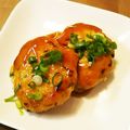 うさぴー☆☆'s cooksnap of when they made フワッと【豆腐つくね照り焼きバーグ】.