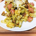 オレンジフェピー's cooksnap of when they made じゃがいもとアボカドとウインナーの炒め物.