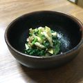 りえやぬこん's cooksnap of when they made さつまいもとリンゴ、春菊の胡麻酢和合.