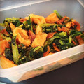 komugiko4's cooksnap of when they made 大根の葉と油揚げ炒め❀桜えび風味.
