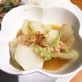すみっちょ3939's cooksnap of when they made 蕪と白菜のツナ煮.