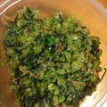 ここみゆちゃん's cooksnap of when they made 給食レシピ！ 小松菜のふりかけ.