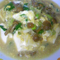 tisurei's cooksnap of when they made 煮豆腐のなめこ卵とじ.