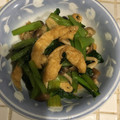 ✳︎チーズ好き✳︎'s cooksnap of when they made 小松菜としめじとお揚げさんの炒め煮.
