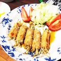 チー（╹◡╹）'s cooksnap of when they made もやしの肉巻き.