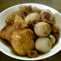 みねか's cooksnap of when they made 里芋ともち巾着の土佐煮。.