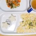キャシーキャサリン's cooksnap of when they made 【離乳食後期〜】手掴み☆型抜ききな粉パン.