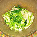 古賀竜一's cooksnap of when they made 小鉢に♪三つ葉とささみの和えもの。.