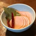 ☆kaoppe☆'s cooksnap of when they made 超簡単♪赤大根のピクルス.