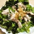 ☆Rokko☆'s cooksnap of when they made わさび菜と鯖缶のさっぱりおろしサラダ.