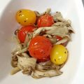 はるいろいちご's cooksnap of when they made ミニトマトとキノコのガーリック炒め.
