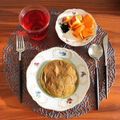 ちゃぴ♥'s cooksnap of when they made 下茹でナシで簡単☆ほうれん草のパンケーキ.