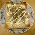 jun120121's cooksnap of when they made ❁ポテトサラダと胡麻のトースト❁.