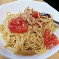 ぽり〜ん's cooksnap of when they made 簡単トマトの冷製パスタ.