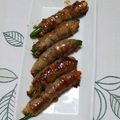 nyangomama's cooksnap of when they made インゲンとエノキの豚バラ巻き。.