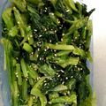 Takanaan's cooksnap of when they made 簡単小松菜の胡麻和え.
