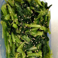 Takanaan's cooksnap of when they made 簡単小松菜の胡麻和え.