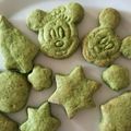 ていたむ☆'s cooksnap of when they made ほうれん草の型抜きクッキー☆.