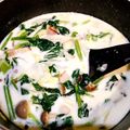 お気楽M子's cooksnap of when they made 粉ミルク大量消費！青梗菜のクリーム煮.