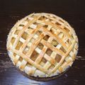のりしろまる's cooksnap of when they made パイ生地も手作り、アップルパイ♪.