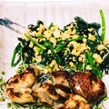 スリルチェーン初春子's cooksnap of when they made ほうれん草の卵とじ.