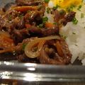 PopR's cooksnap of when they made ささっと出来ちゃう◇味噌牛丼◇.