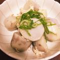 ぼのぼのちゃん☆'s cooksnap of when they made 里いもと鶏ひき肉のにんにくあんかけ.